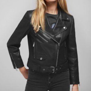 Anine Bing Benjamin Moto Jacket black Xs